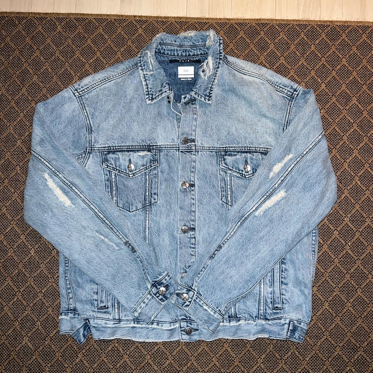Mens Ksubi jean jacket Size Large Condition... Depop