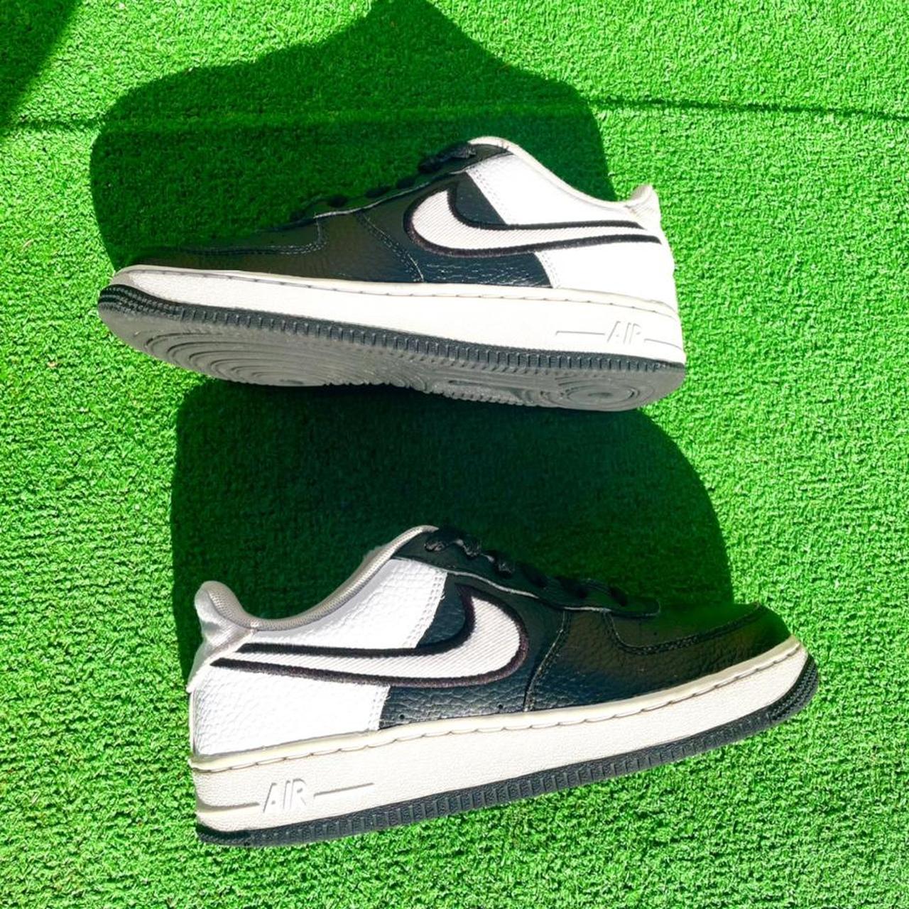 half black and white air forces