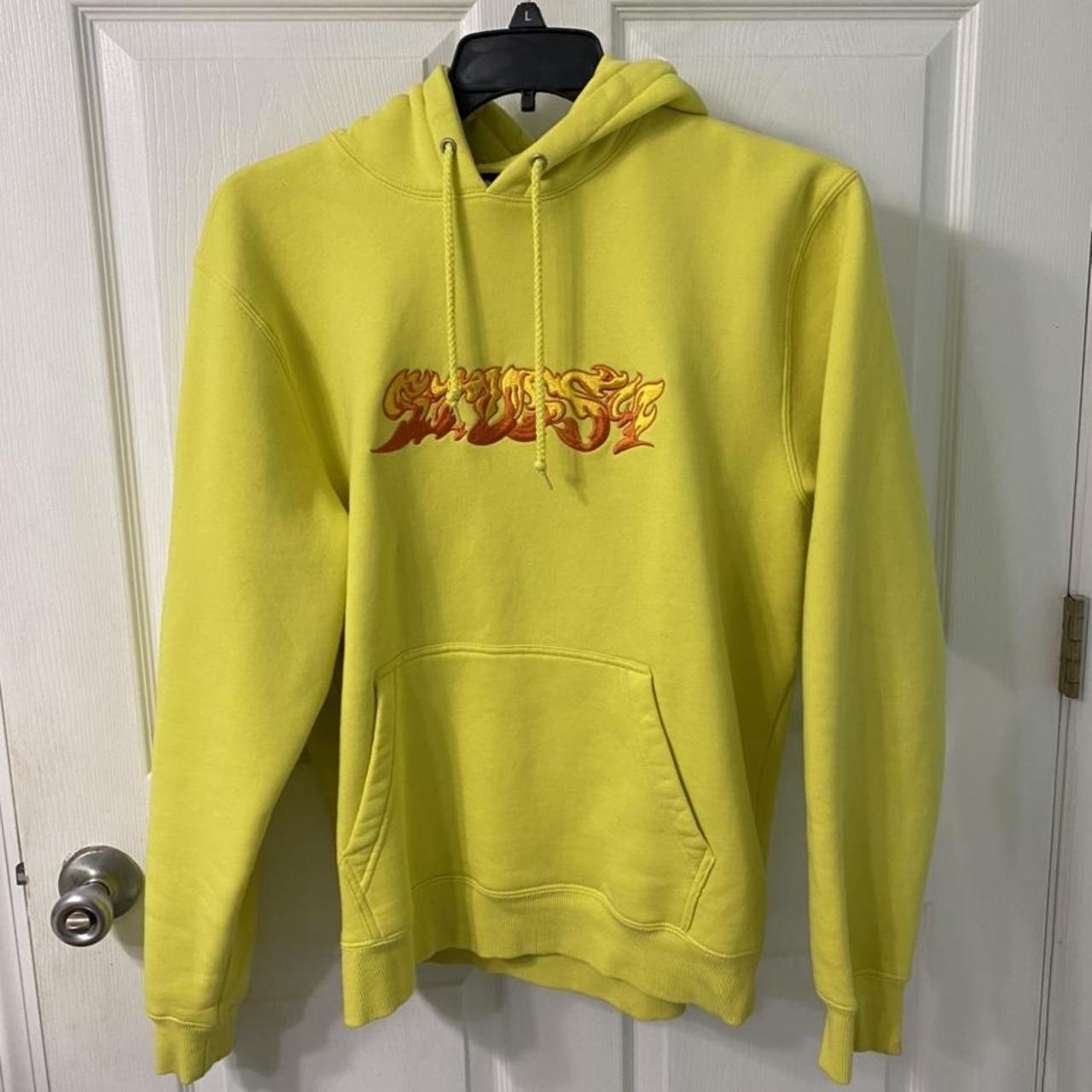 stussy fire hoodie