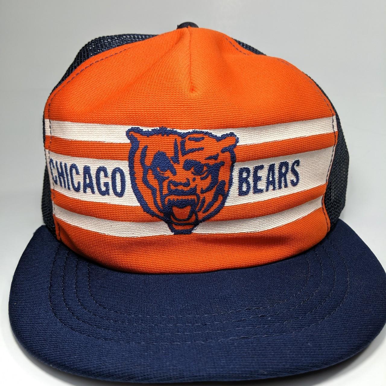 Vintage Chicago Bears Snapback Trucker Hat Fair Depop   P0 