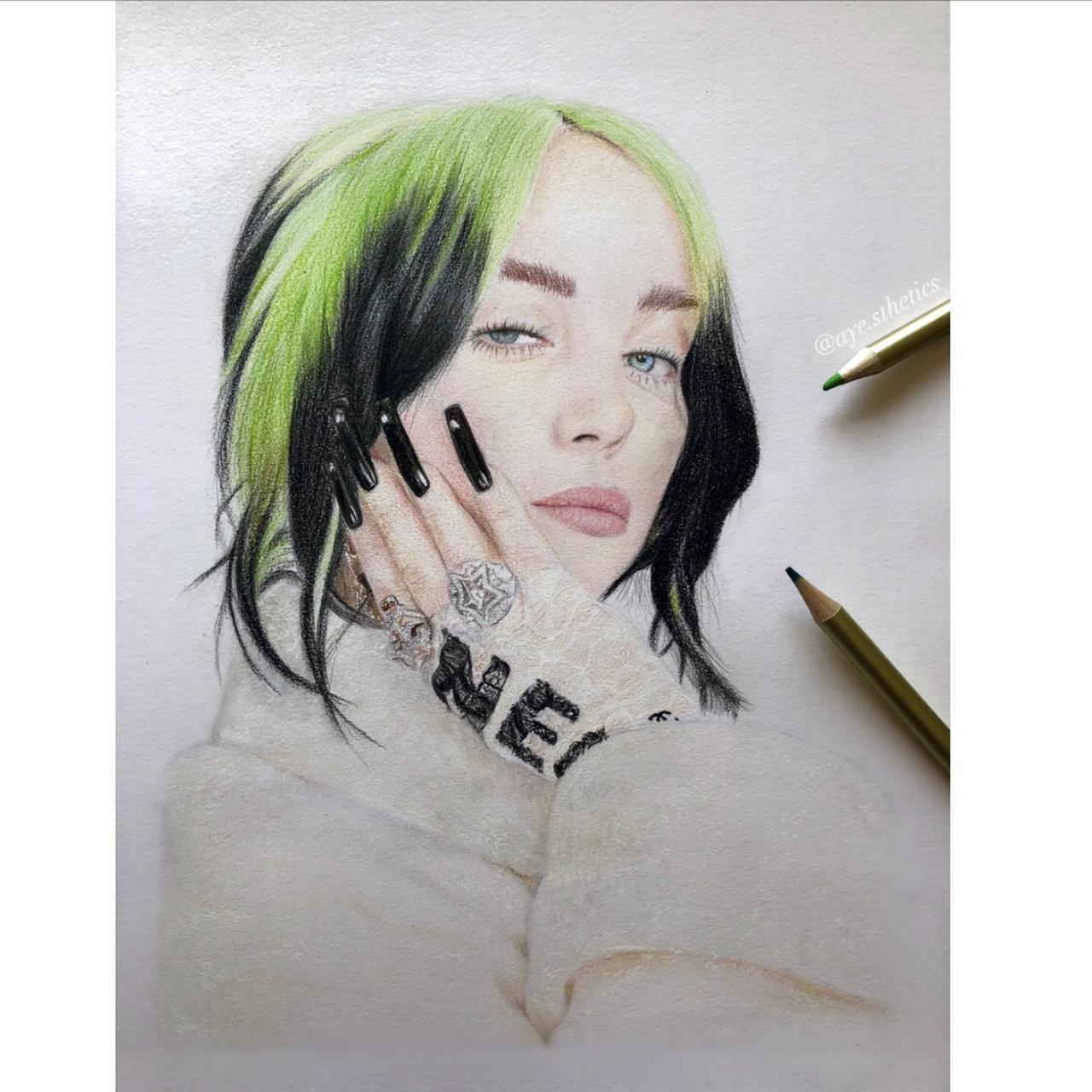 Reichen — Quick sketch of Billie with her blonde hair 🌻