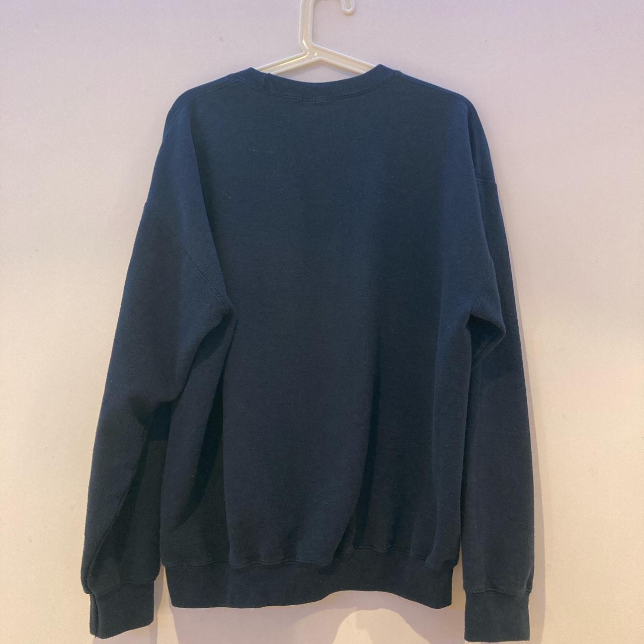 Oversized navy blue ‘Colombia’ jumper Worn many... - Depop