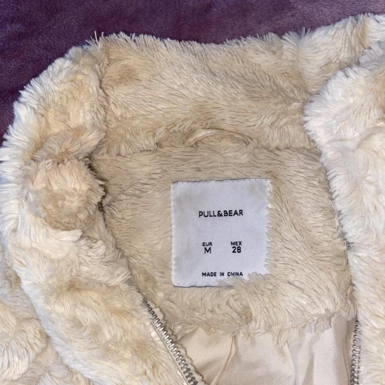 Pull and bear white coat Clearance