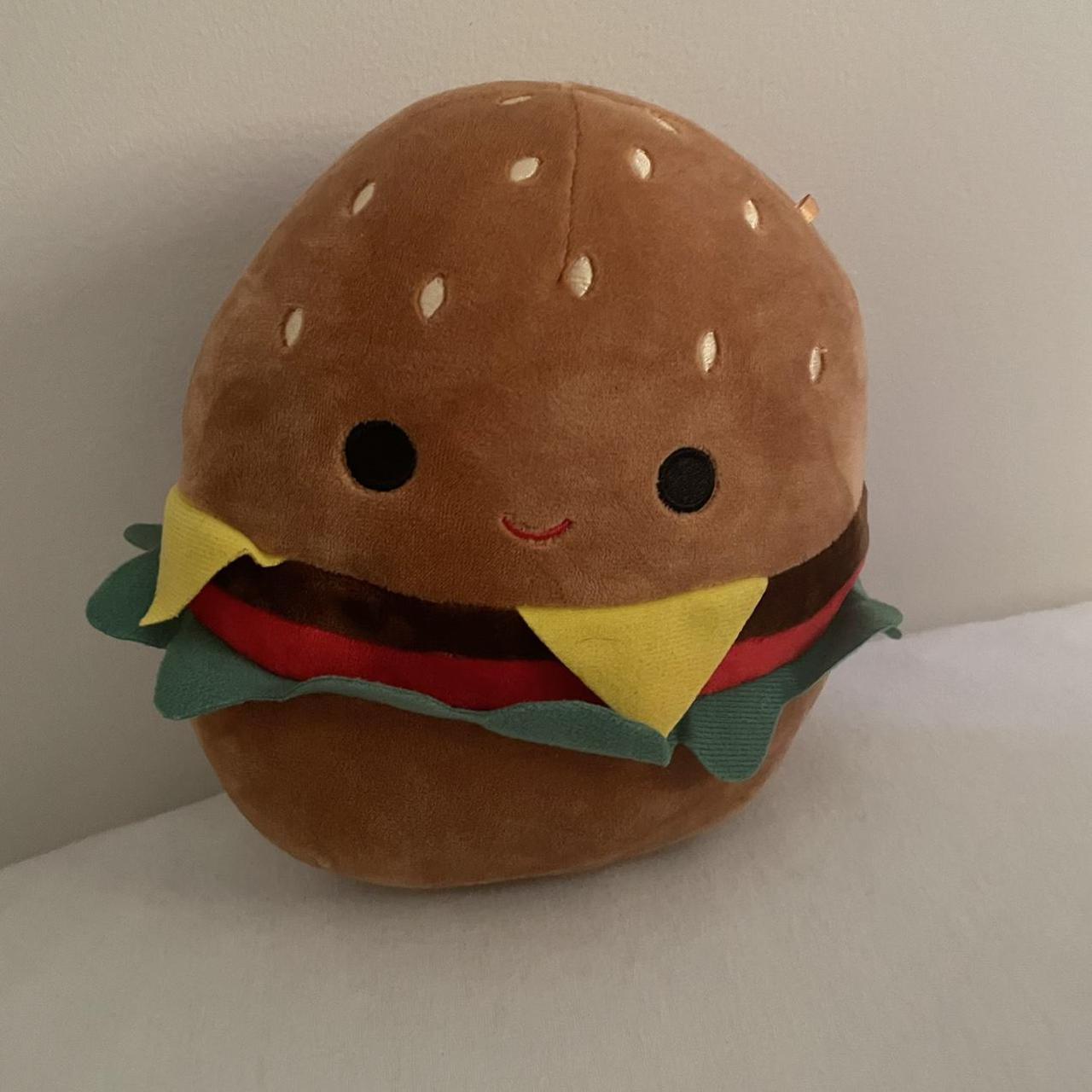 carl the cheeseburger squishmallow !! authentic 8... Depop