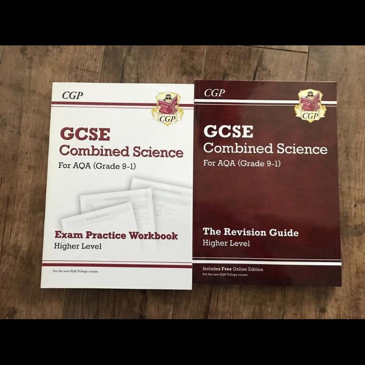 Gcse combined science revision guide and workbook,... - Depop