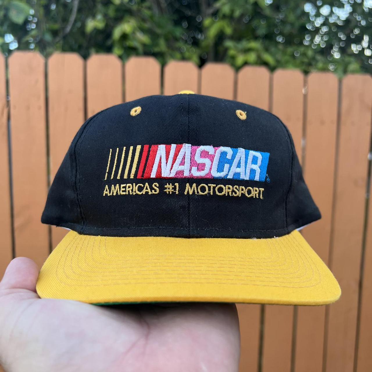 Vintage Nascar Racing Logo Snapback Hat Youngan.... - Depop