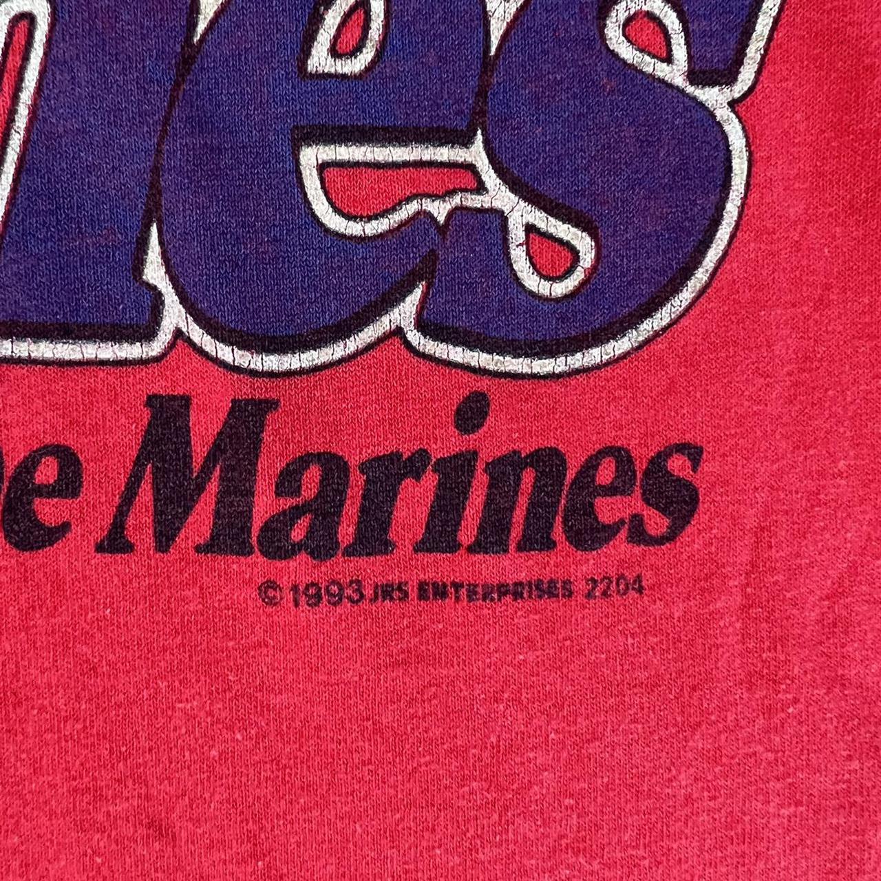 Vintage 90s Marines Corps Promo Shirt Single... Depop