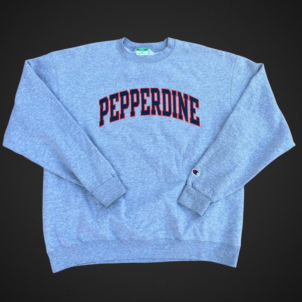 Vintage Pepperdine University Champion Eco Fleece... - Depop