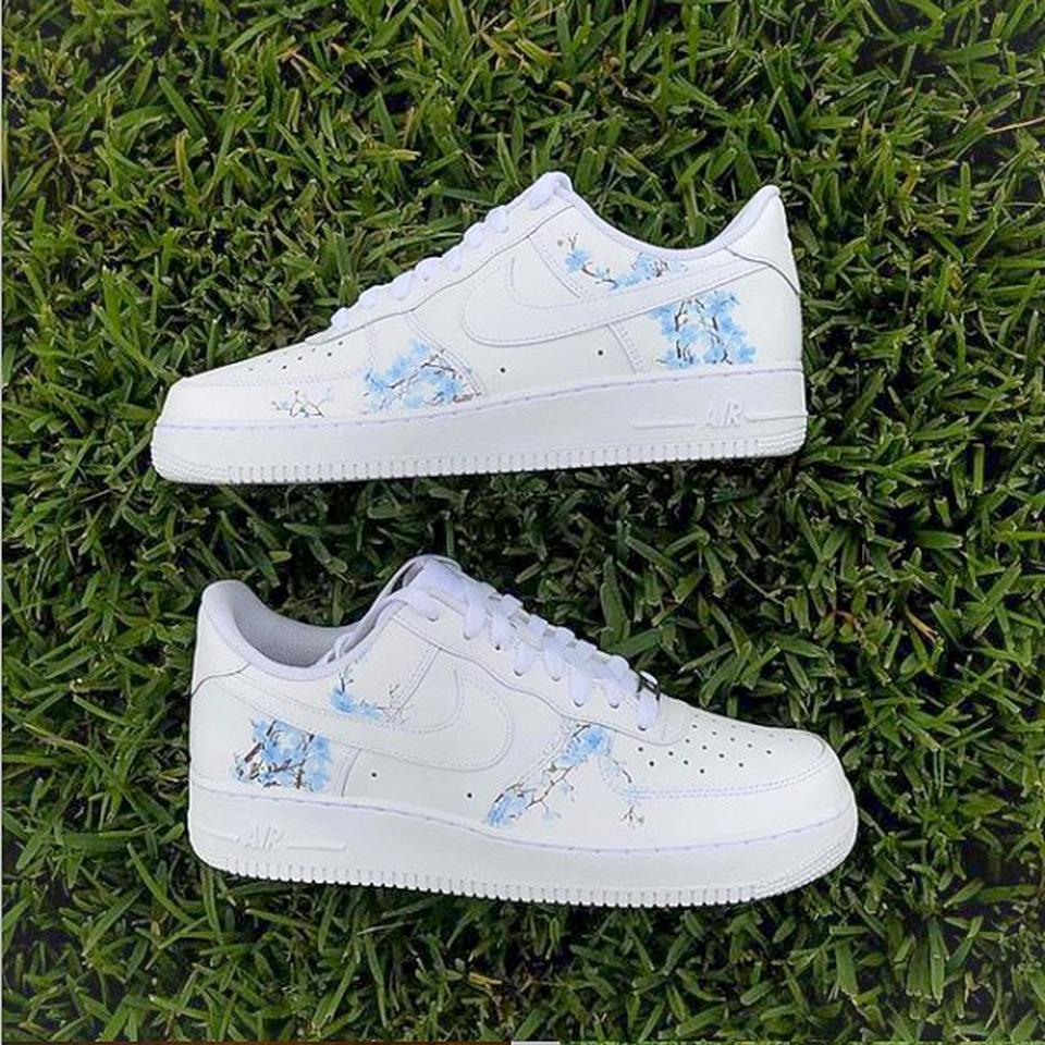 blue cherry blossom air force 1