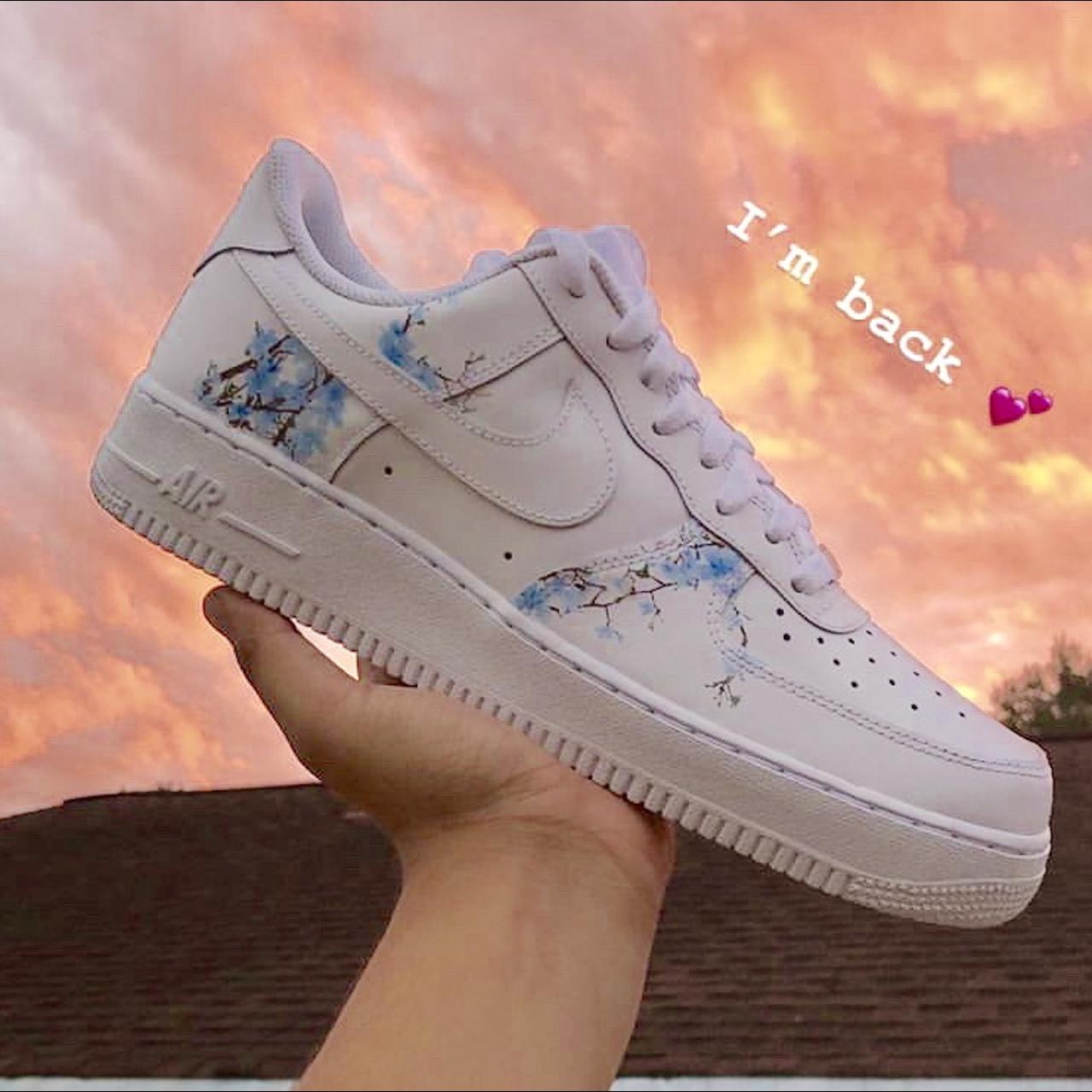 blue cherry blossom air force 1