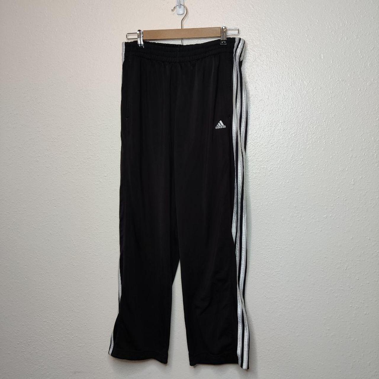 Product Image 1 - Adidas 
Black
Racing Stripe 
Sweats 
Size