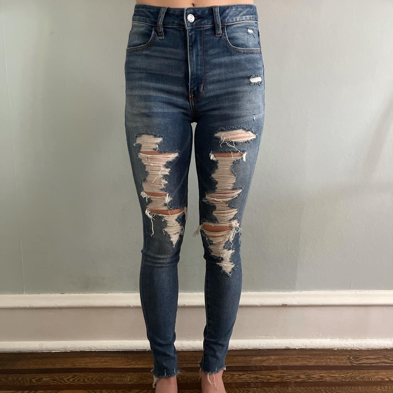 American Eagle Super Hi-Rise Jegging - Depop