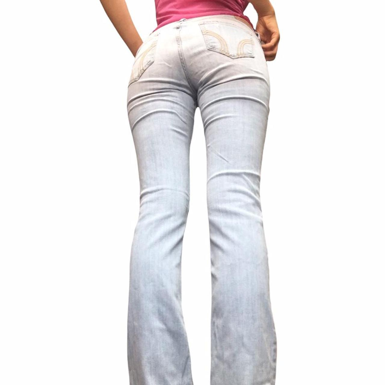 low rise flare jeans hollister