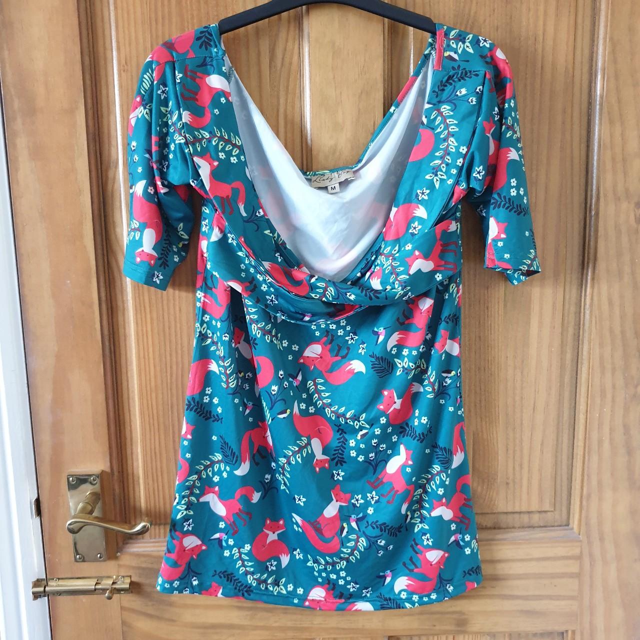 Lindy bop fox top size M 12-14