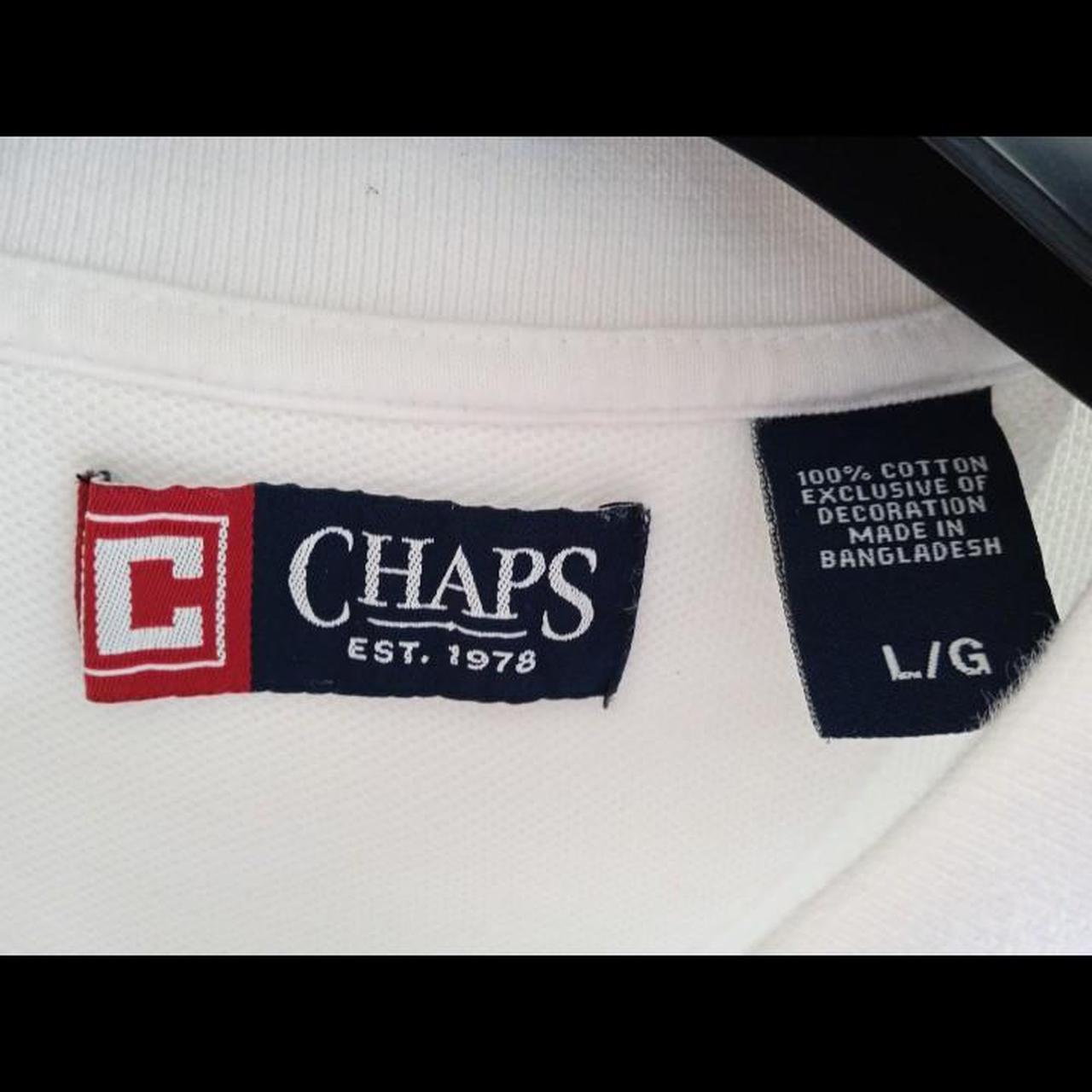 Polo originale marca Chaps taglia L misure pit to... - Depop
