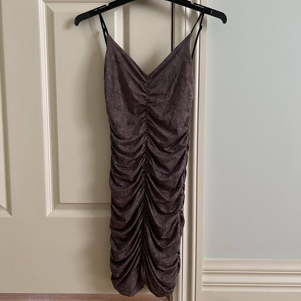 Glassons Snake Ruched Mini Dress! Bodycon mini... Depop