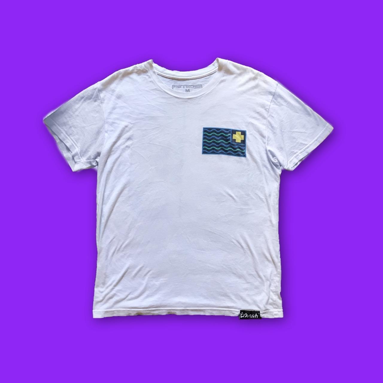 yellow pink dolphin shirt