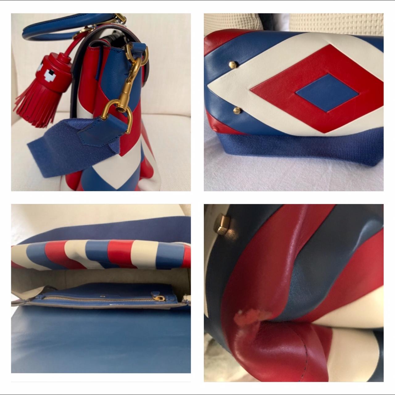 Stunning Authentic Anya Hindmarch Bathurst Red White... Depop