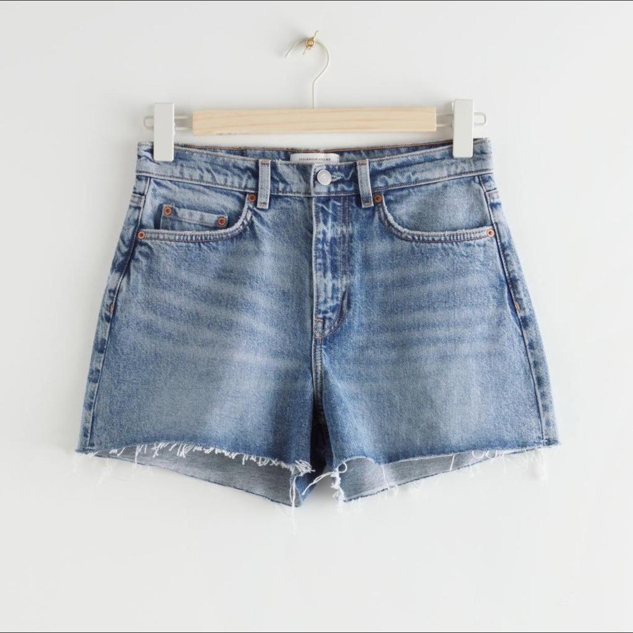 & Other Stories Women's Blue Shorts | Depop