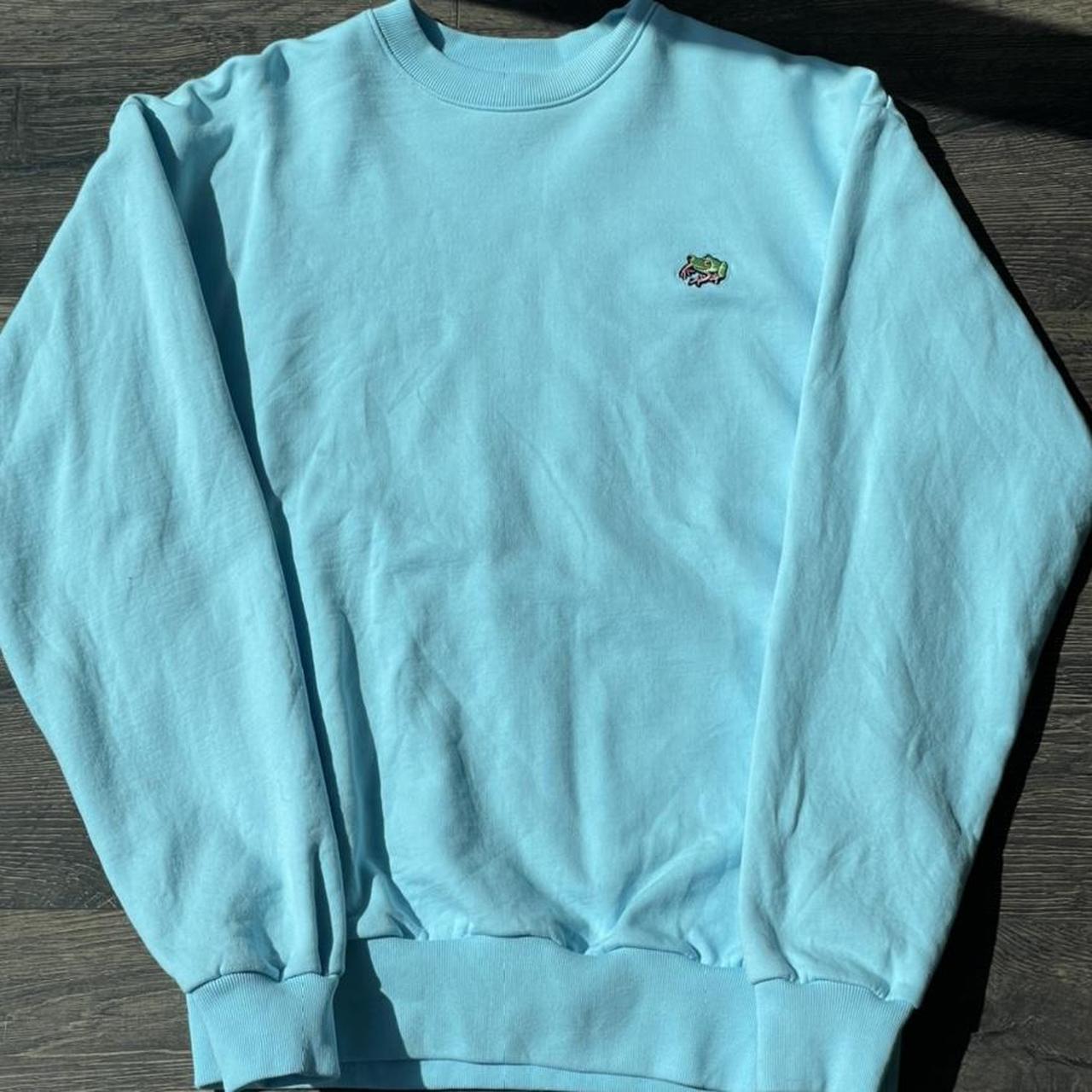 Light blue GOLF WANG crewneck w/tree frog Depop