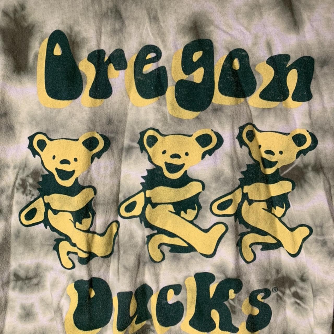 Vintage Oregon Ducks Tie Dye Shirt Tie-Dye Oregon Ducks Grateful