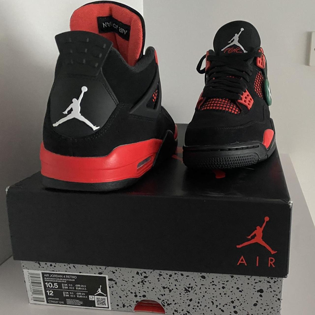 jordan 4 red thunder kids size 7