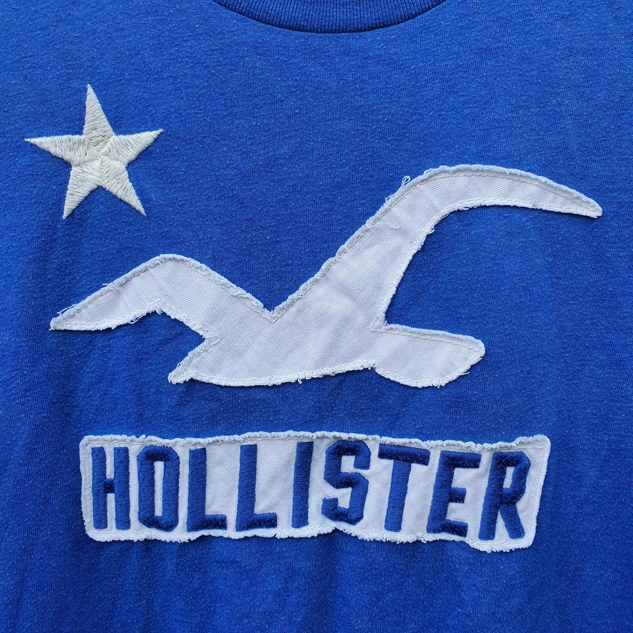 Vintage Hollister Spellout Logo T-Shirt Vintage... - Depop