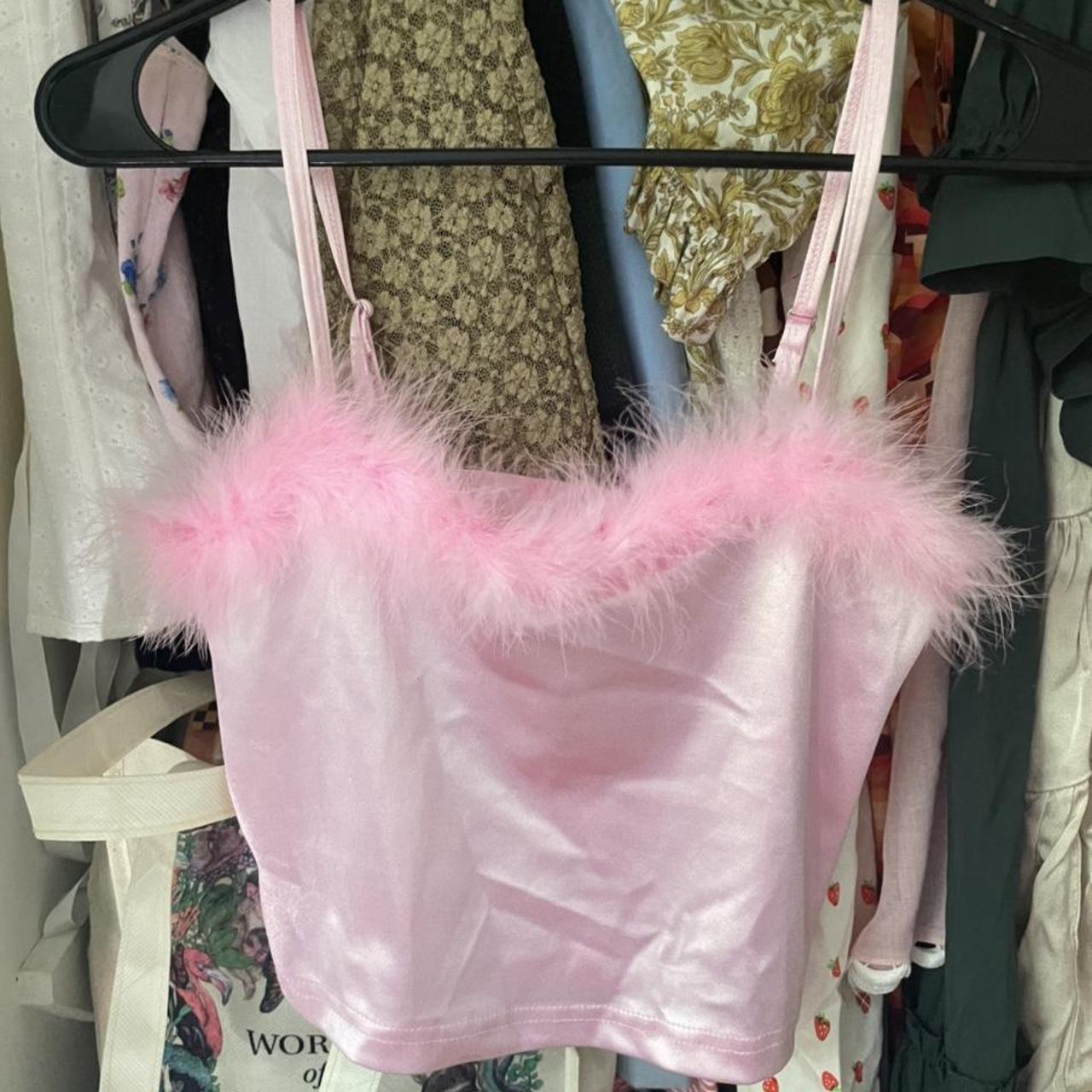 Dolls Kill Women's Pink Croptop Depop