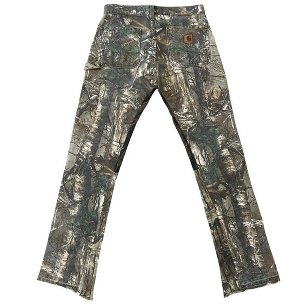 carhartt mossy oak camo pants -crazy print all over... - Depop