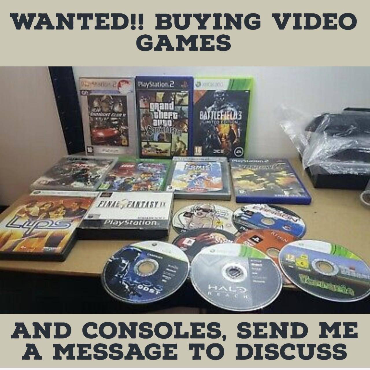 Buying in video games and consoles send me a message... - Depop