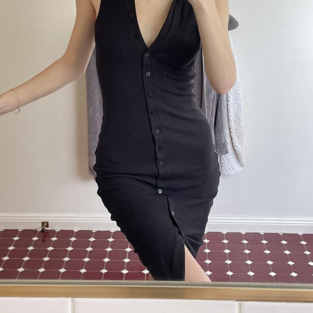 kookai black maxi dress