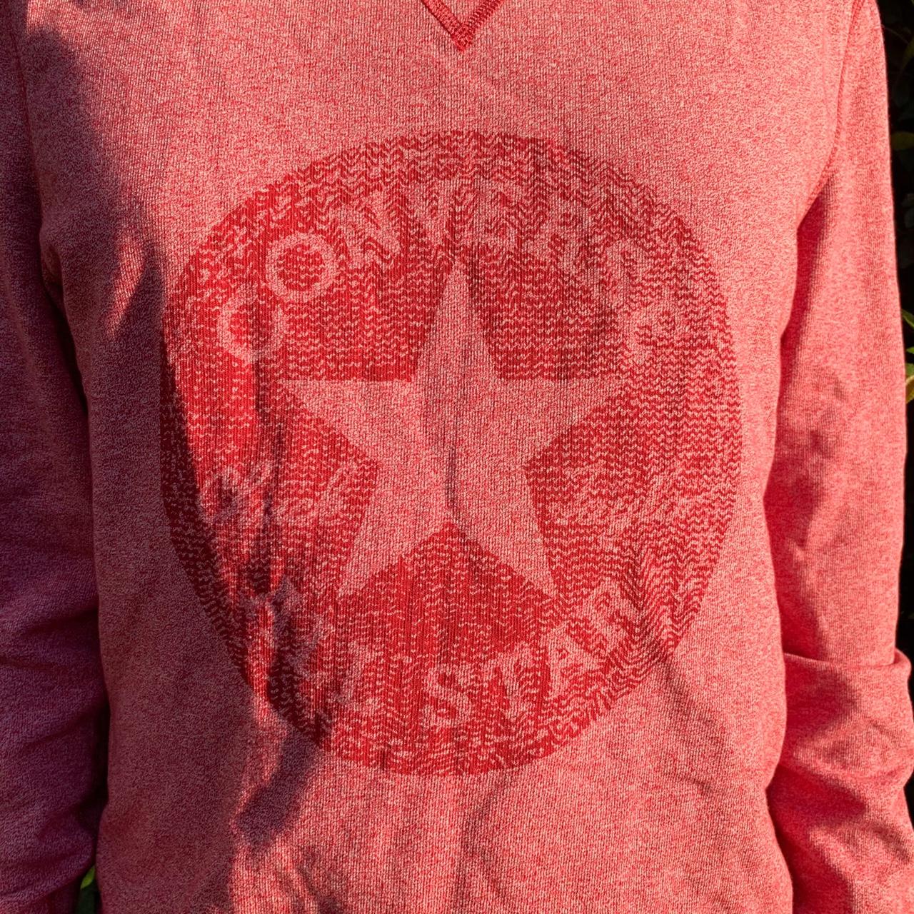 Converse Men's Pink and Red Jumper (2)