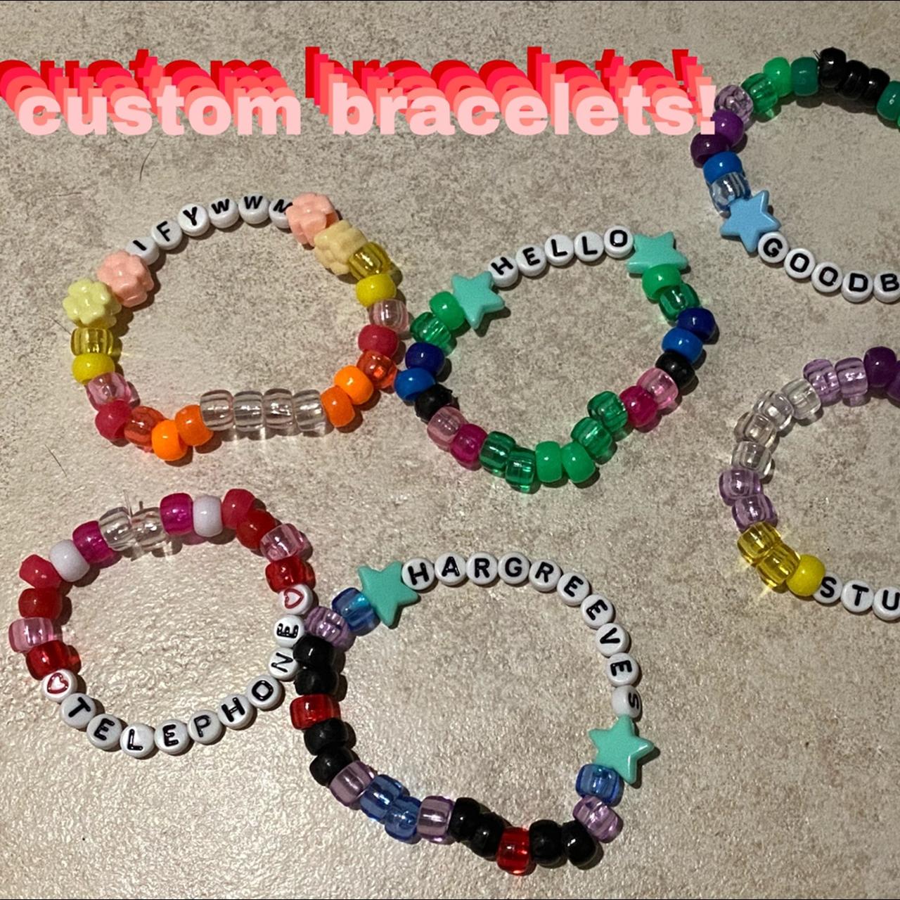 Custom hot sale kandi bracelets