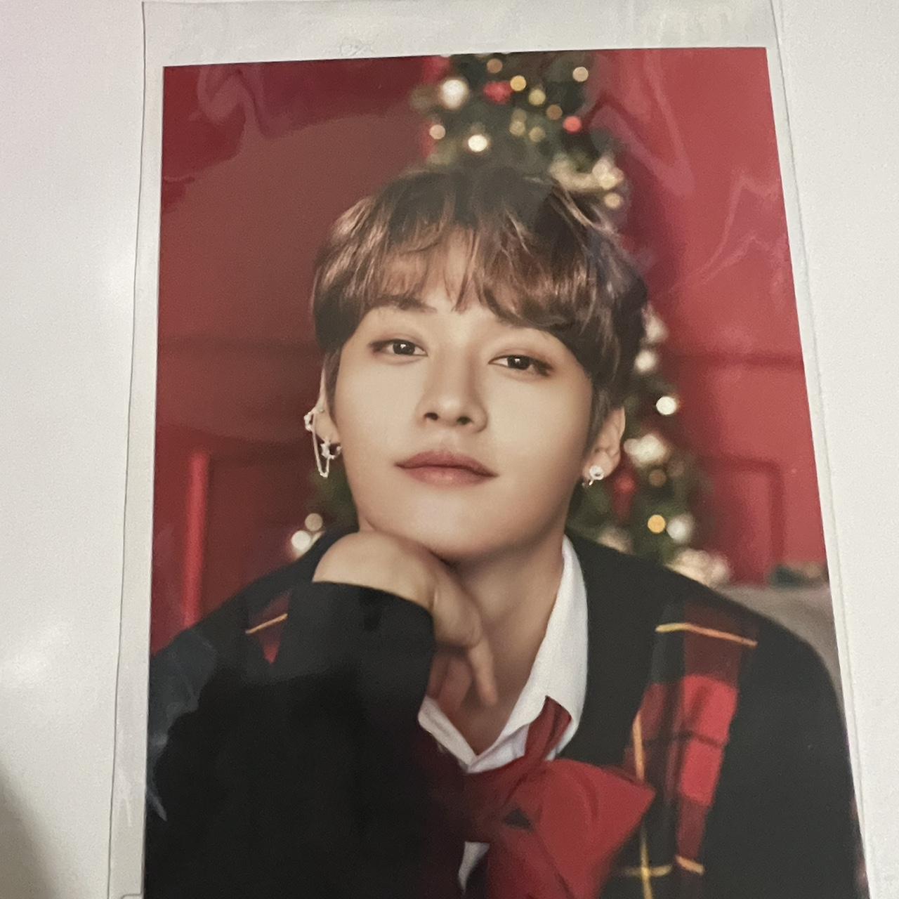 STRAY KIDS lee know Christmas eveL pob (postcard)... - Depop