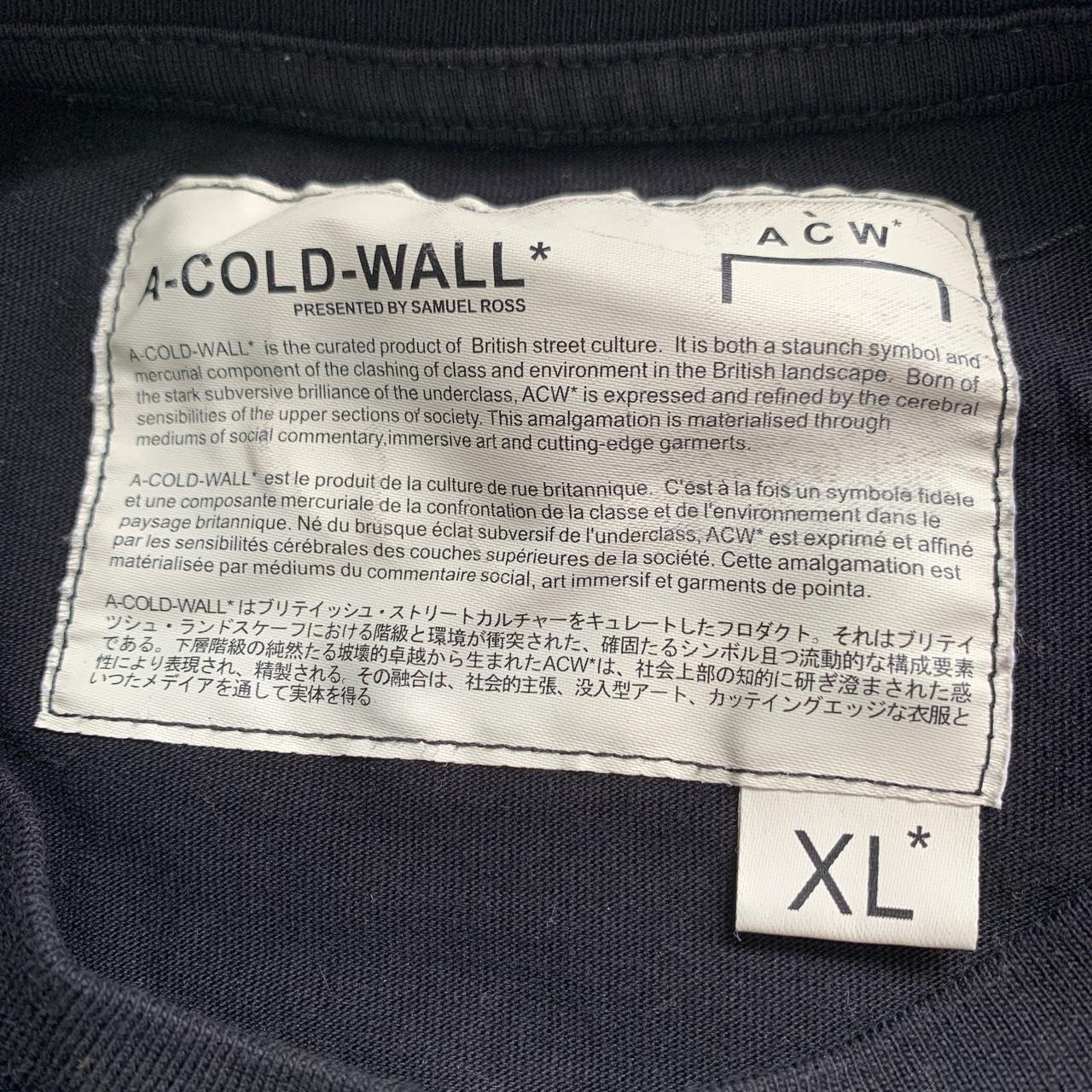 Acw a cold wall x fragment t-shirt Inner label is - Depop