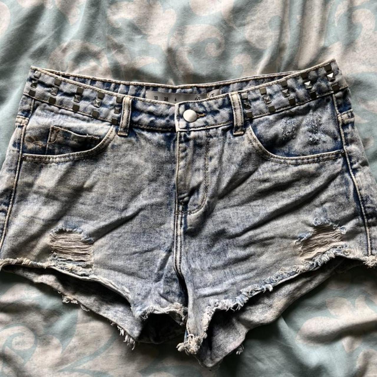 Primark Women's Blue Shorts Depop