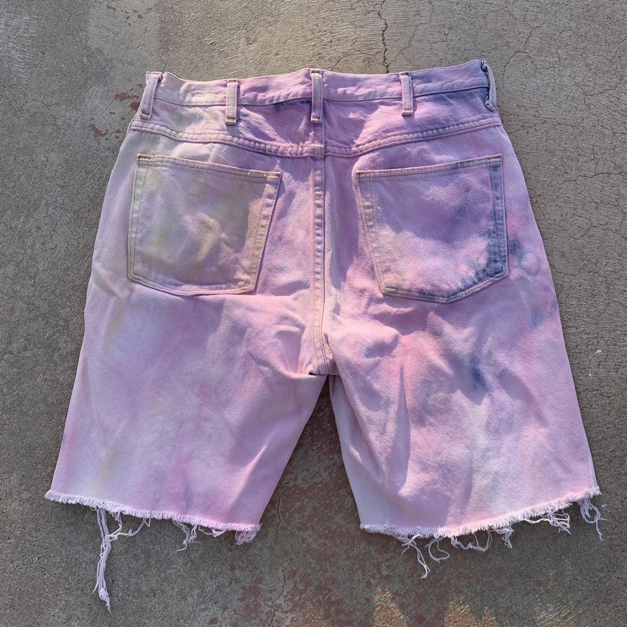 Cotton candy colored Jean shorts By Ill willed X... Depop