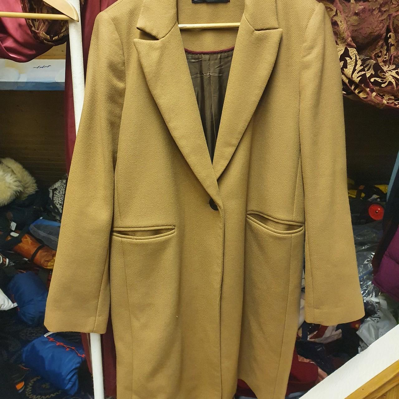 Zara Wool Blend Coat 🌼 Only tried on, in perfect... Depop