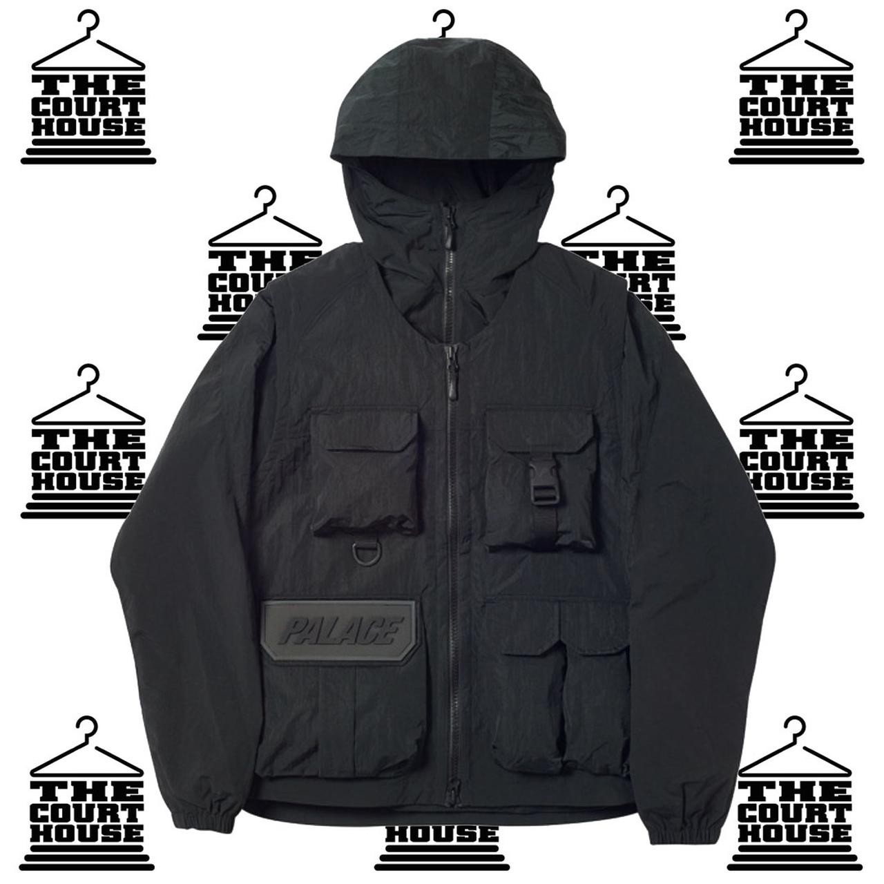 Palace utility jacket iridescent black