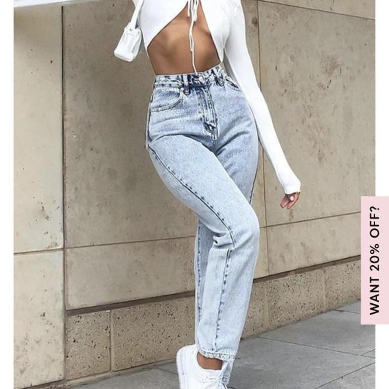 White Fox Boutique - Double Denim is always a vibe 🔥 @tahliaskaines  wearing the 'Hang In There' Boyfriend Jeans