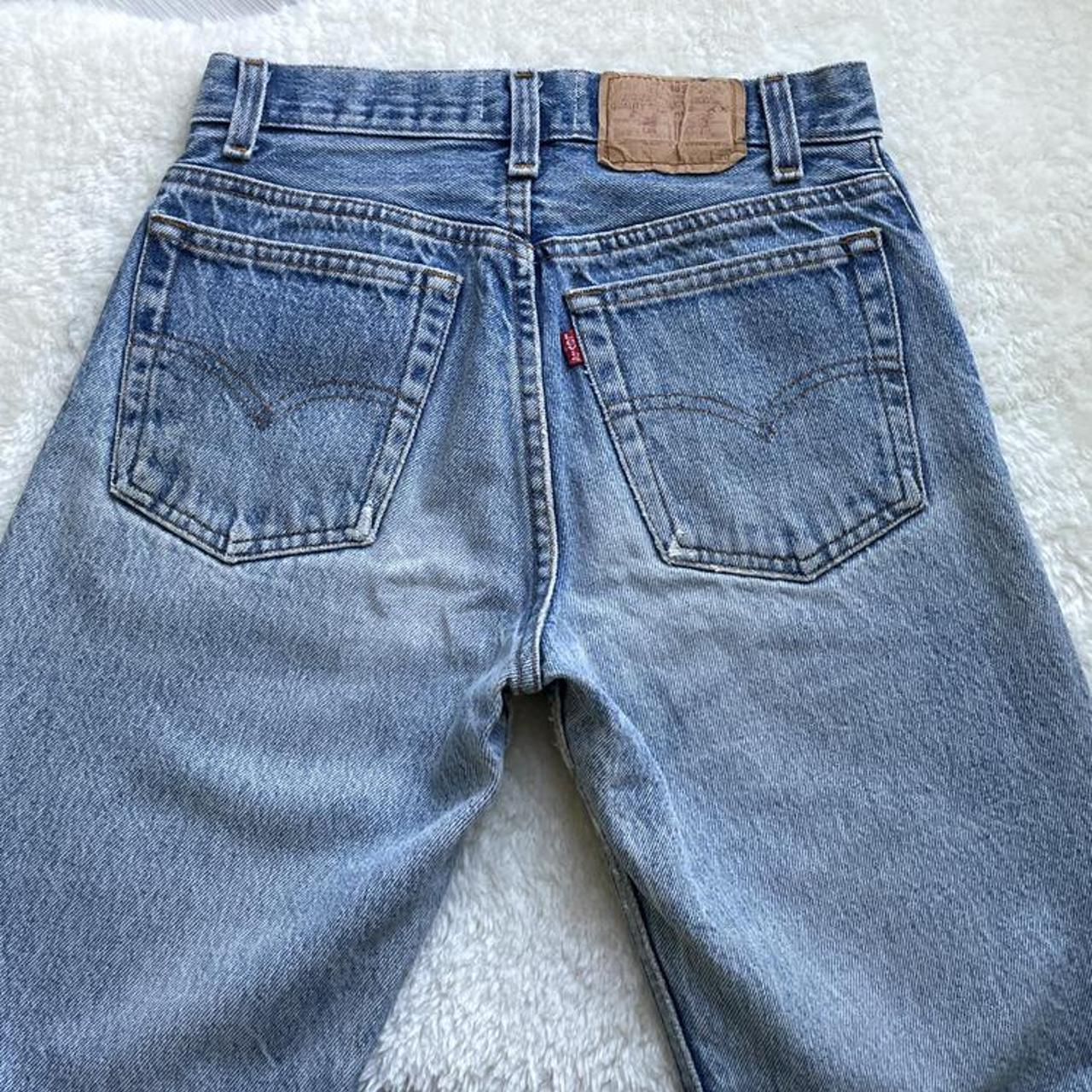 Vintage Levi’s 701 Button Fly Mom Jeans Leg High... - Depop