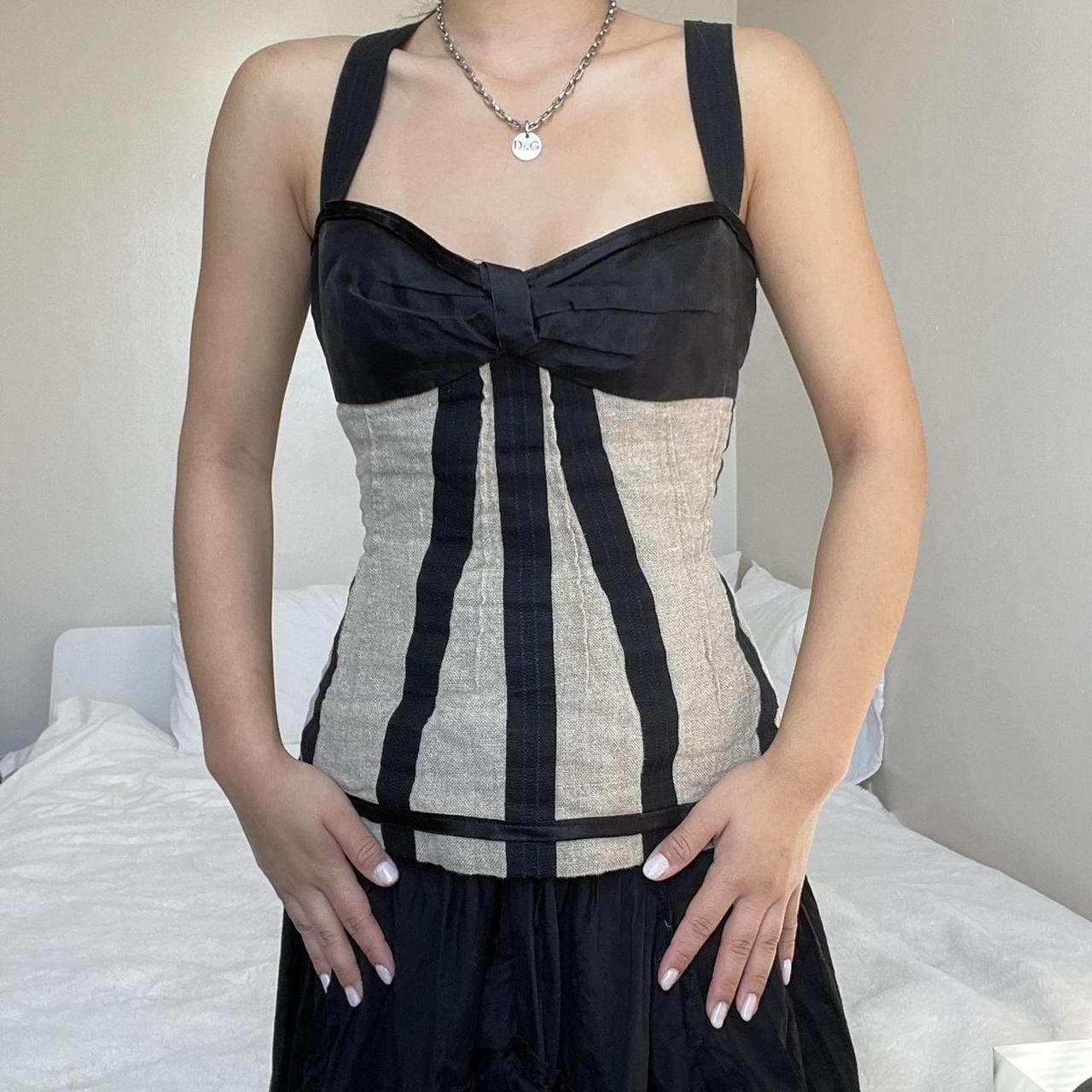 dolce and gabbana corset bustier top vintage , EU...