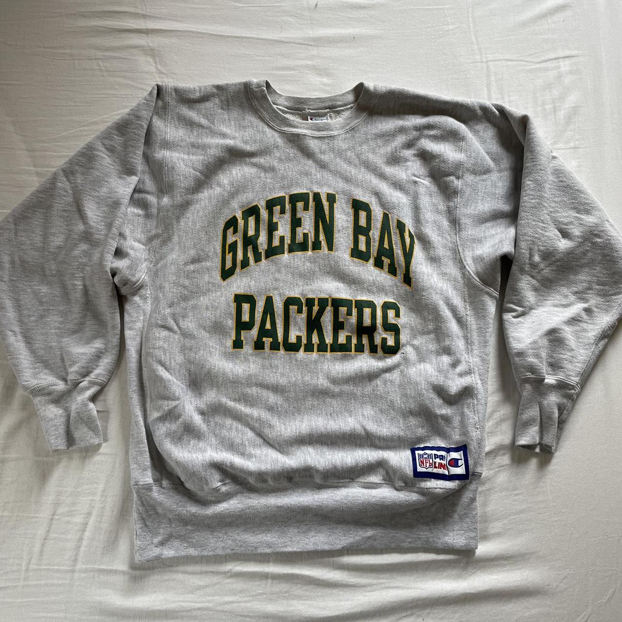 Vintage 90s Green Bay packers jersey long sleeve - Depop