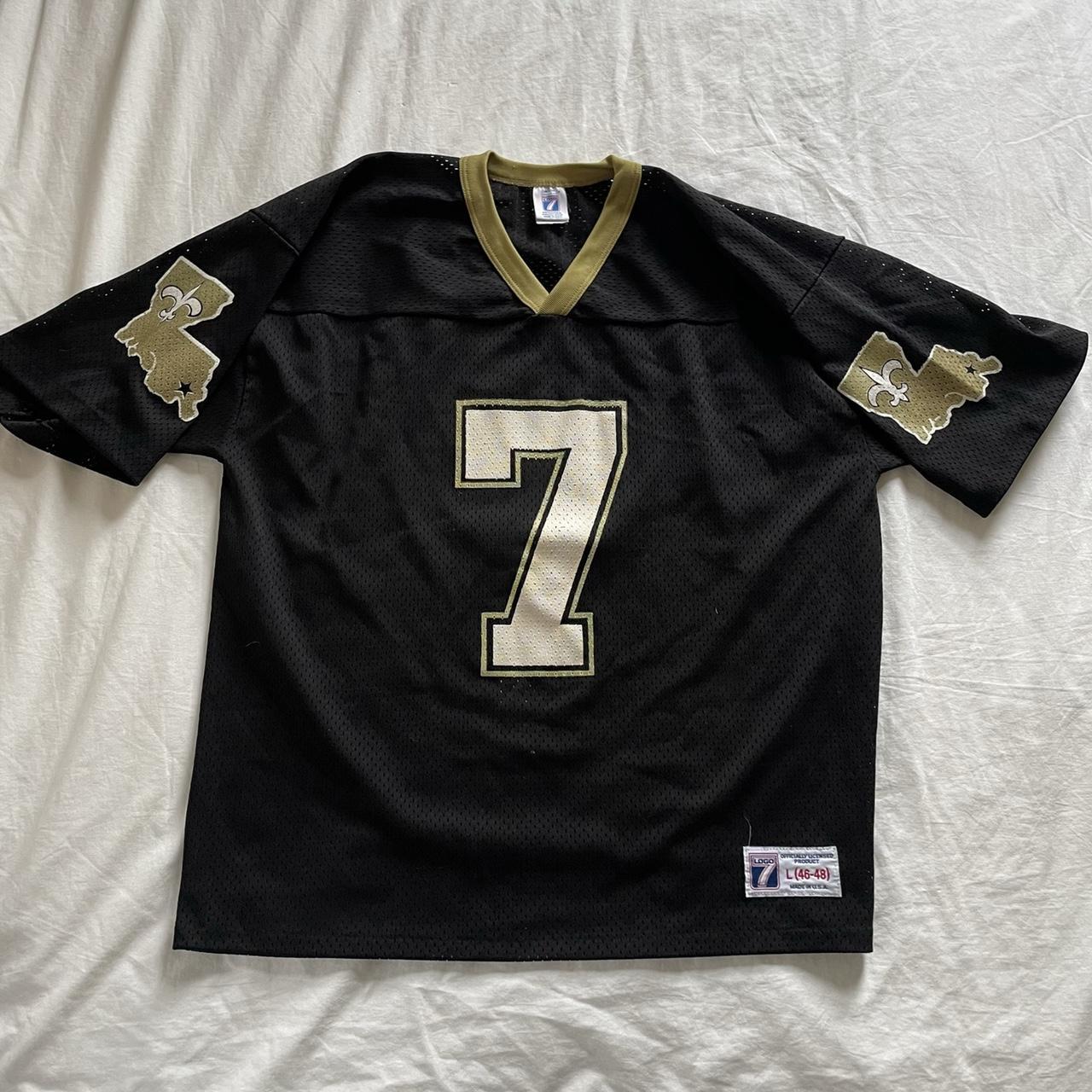 Vintage New Orleans Saints Jersey T-Shirt Size XL Black Gold 90s NFL Made  USA