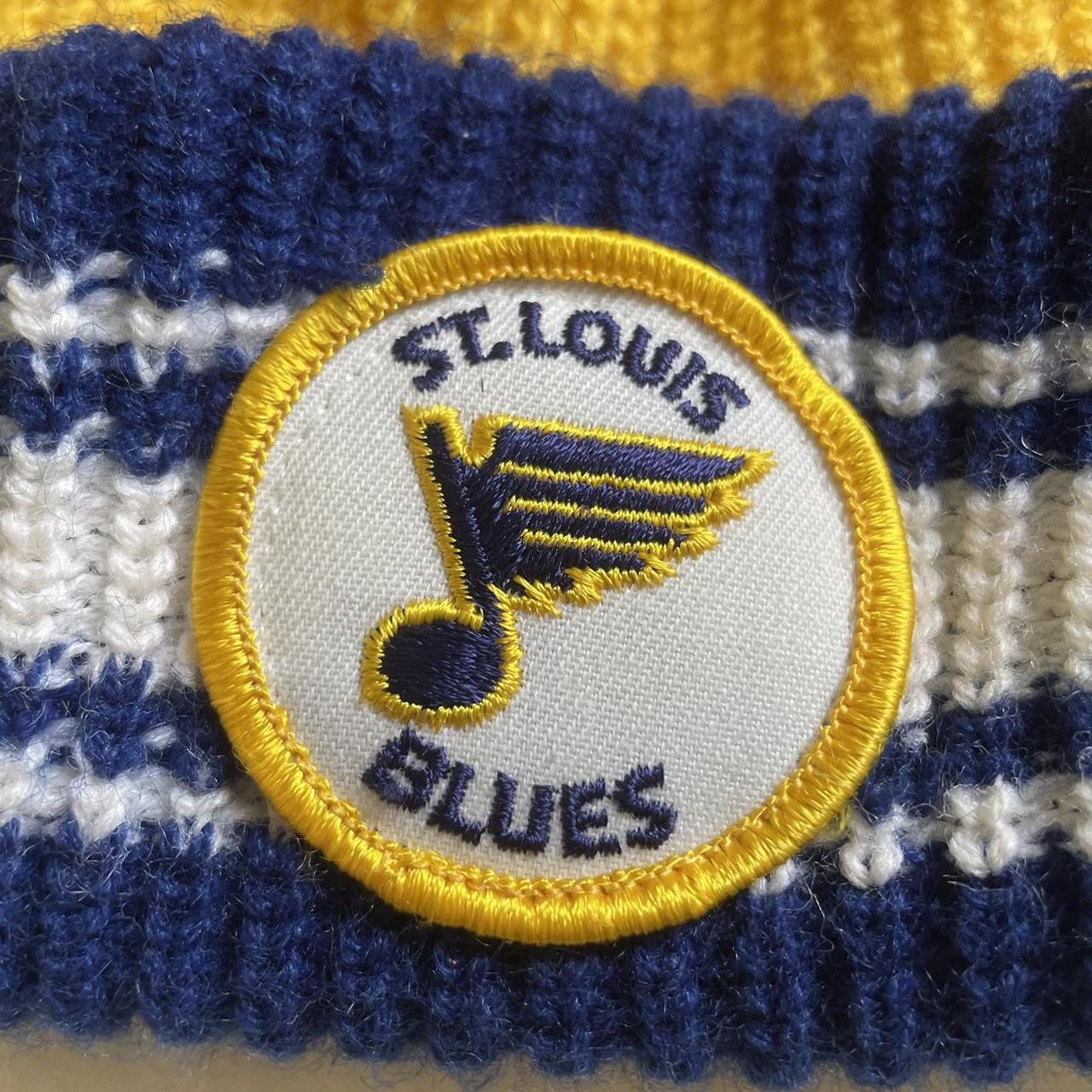 Vintage Logo 7 St. Louis Blues Hat 90s - Depop