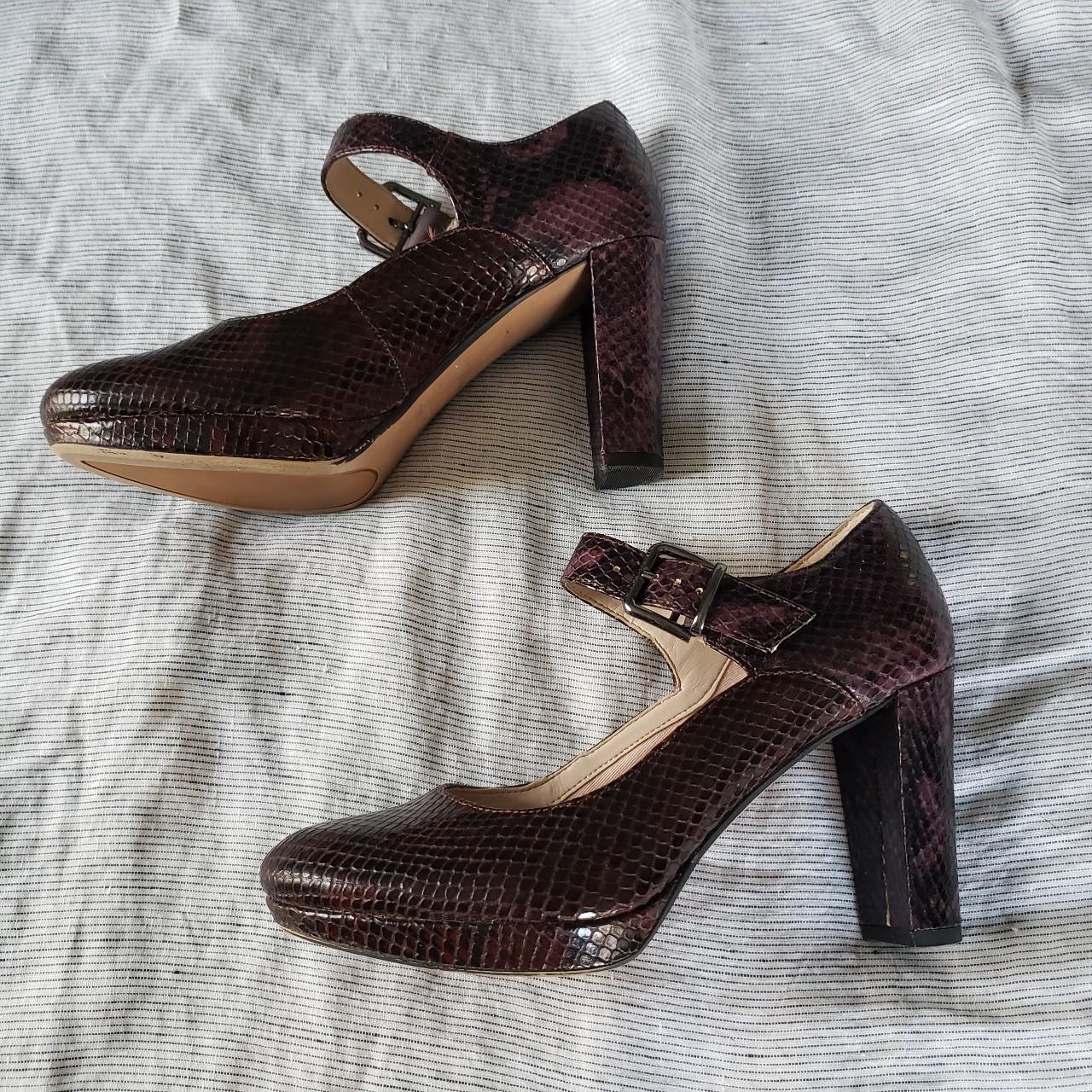 Zapatos Mujer Clarks Oferta Flash Tacones Clarks Genoa55 Court Para Mujer  Marrón Oscuro Mujer Clarks Mujer