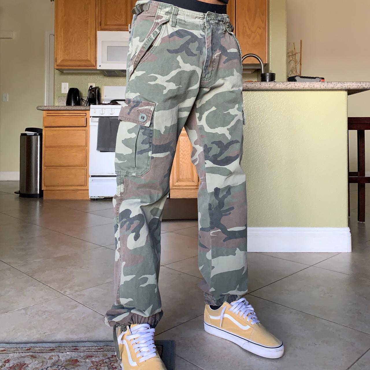 vintage camo cargo pants