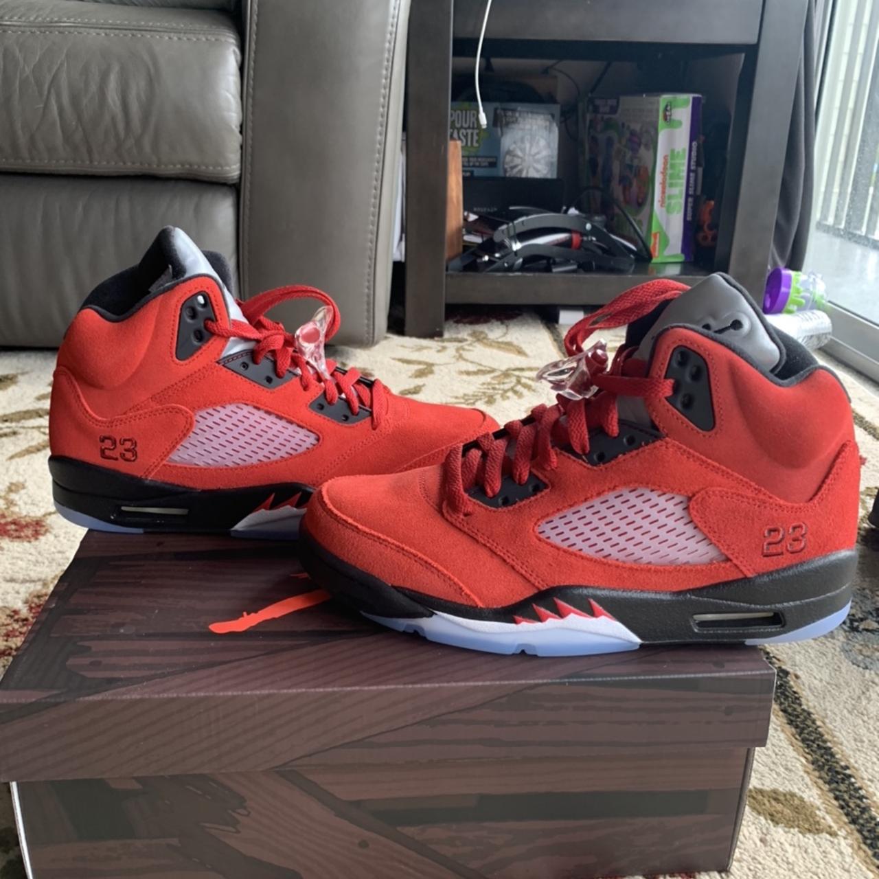 JORDAN 5 TORO BRAVO AKA RAGING BULL BRAND NEW ONLY... - Depop