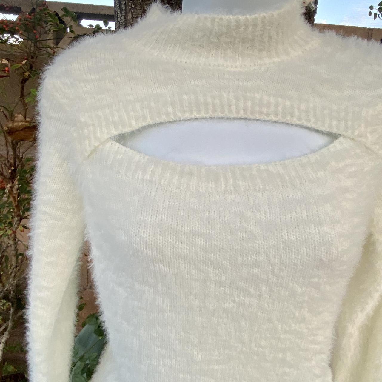 Product Image 4 - Sweet&Sinful Fuzzy Keyhole Sweater Top.