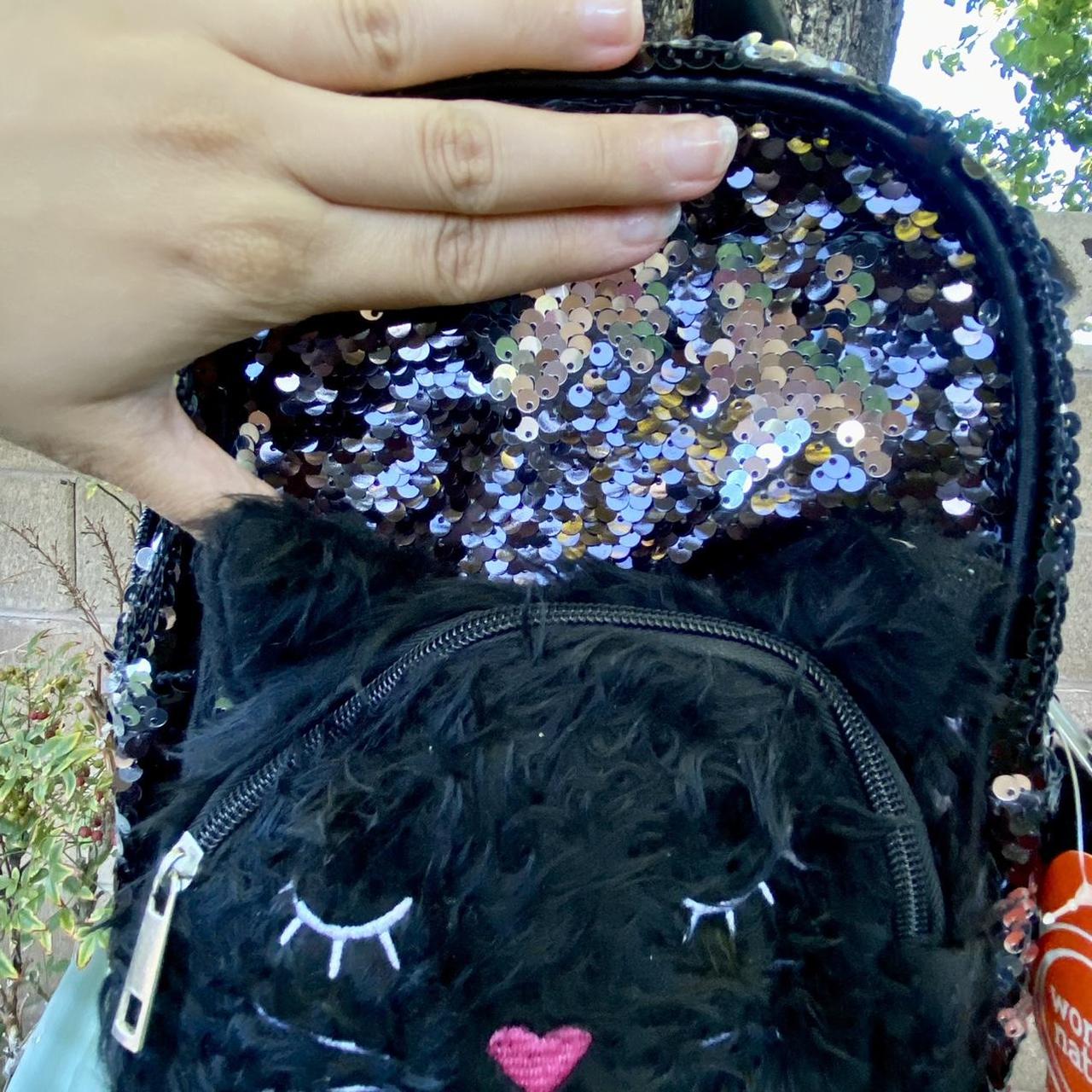 Wonder Nation Fluffy Cat Sequin Mini Depop